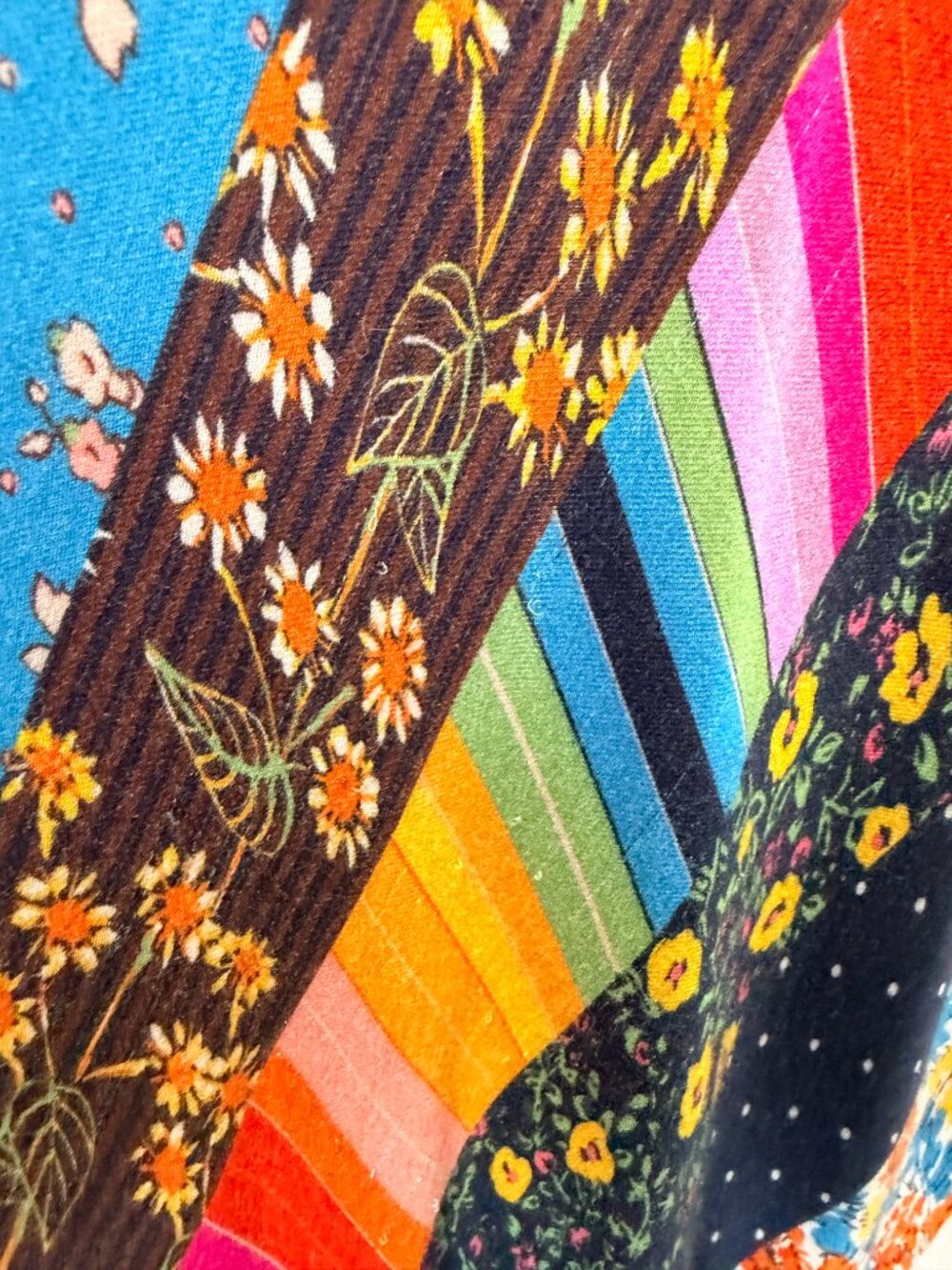 Free People Fiona Maxi Dress Confetti Combo Patchwork Floral Size Small - Picture 13 of 15